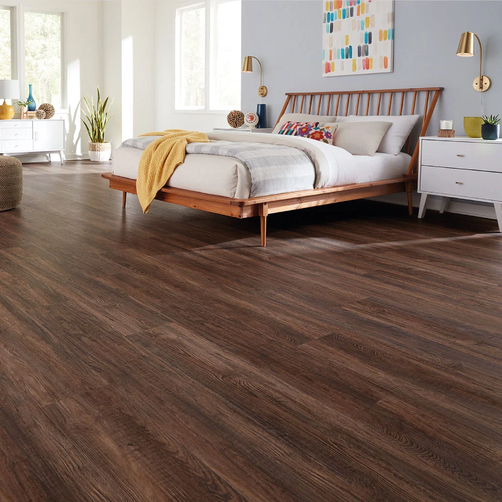 Oak Royal Black Wood Veneered Lifeproof SPC Flooring - Sensse Floor